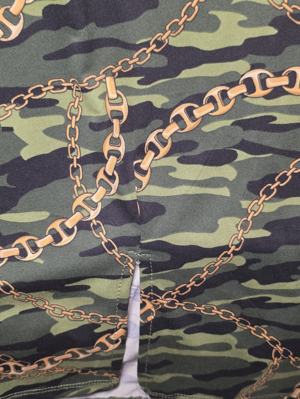 Camo & Chain Slip/Tank Dress - Picture 6 of 6